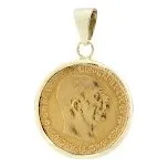 Přívěsek zlatý Mince - zlatá mince Desetikoruna 1912 František Josef I.