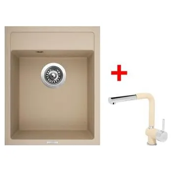 Sinks CLASSIC 400 Sahara + Mix 3 P GR