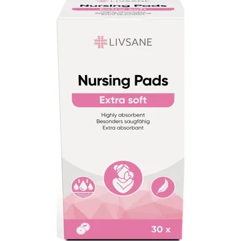 Menstruační vložka LIVSANE Prsní vložky 30ks