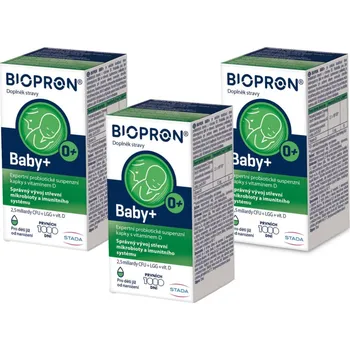 Biopron Baby+ s vitaminem D 0+ 3 x 10ml
