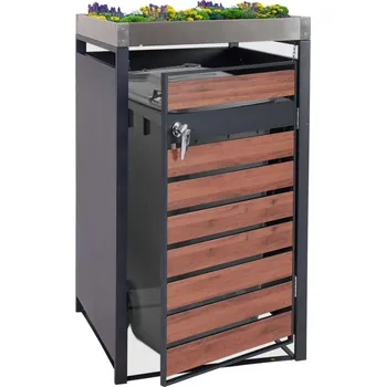 Popelnice Přístřešek na popelnici J81 se záhonem