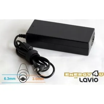 Napájecí adaptér pro laptop Energy4U Energy4U PA09 15V/5A (6,3x3,0mm) 75W, napájecí adaptér pro notebooky/laptopy Toshiba