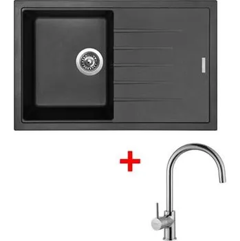 Granitový dřez Sinks BEST 780 Granblack + Vitalia