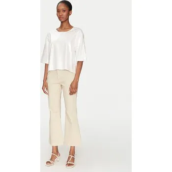 Pánské tričko Marella T-Shirt Gardone 2513971024 Écru Boxy Fit XL