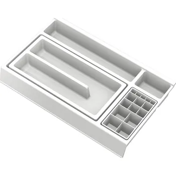 Příborník do zásuvky GOLLINUCCI Koupelnový organizér s přísl. pro hloubku 400 mm, bílá 241x372x53