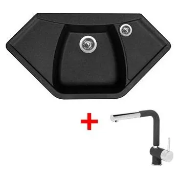 Granitový dřez Sinks NAIKY 980 Granblack + Mix 3 P GR