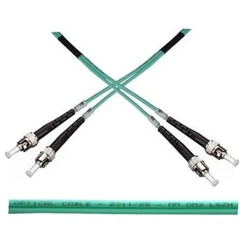 Síťový kabel Optický patch cord Optix 50/125 OM3 ST-ST duplex 3mm Délka: 1m