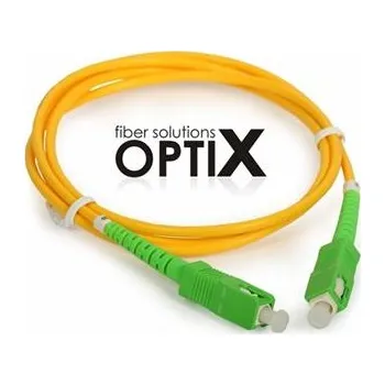 Síťový kabel Optický patch cord Optix 9/125 OS2 SC-SC APC-APC simplex 1,8mm Délka: 0,5m
