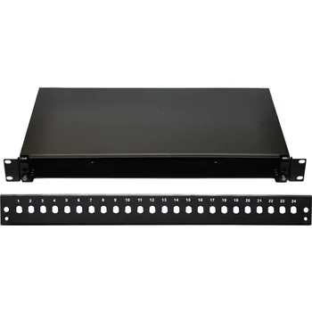 Racková skříň Optická vana OPTIX 19" 24xST, klip, černá