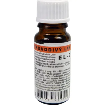 Lak na nehty Lak na opravy plošných spojů, elektrovodivý lak EL - 3