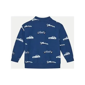 Pánská mikina NAME IT Mikina Brais 13238890 Modrá Regular Fit 80