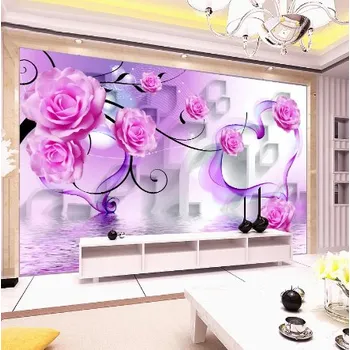 Fototapeta Solution Media 3D tapeta - Růžové květy MU460 3 - 3D Relief - Vliesová tapeta - 320g/m2