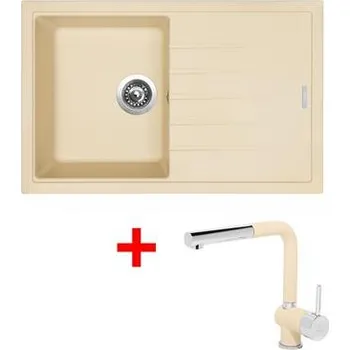 Granitový dřez Sinks BEST 780 Sahara + Mix 3 P GR