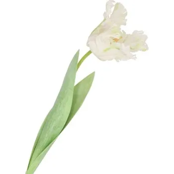 umělá květina Bílý tulipán Silk Tulip White - 64 cm