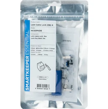 Zámek na kolo Smartkeeper Basic LAN kabelový zámek dunkelblau 5 Stk.+Key