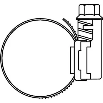 hadicová spona spona hadicová nerez 16-25 A2/A2 9mm