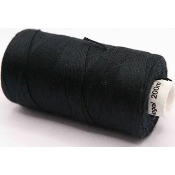 Nit Polyesterové riflové nitě v návinu 200 m - černá