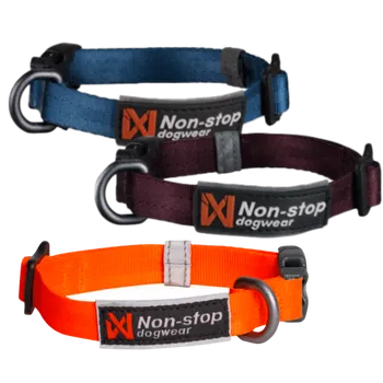 Obojek pro psa Non-stop dogwear obojek Tumble Barva: Oranžová, Velikost: XXS