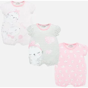 Kojenecký body Set 3 bodýček dívčích Mayoral 1757 - vel. 80