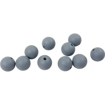 Příze Silikonový korálek 9mm Tmavě šedý (Silikonový korálek 9mm Tmavě šedý)