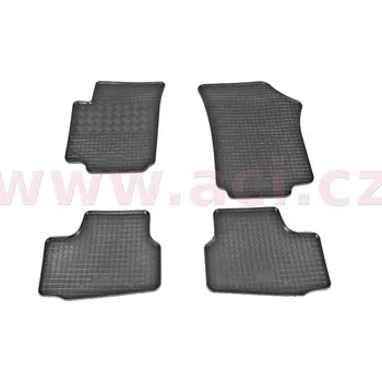 Gumové koberečky černé (3/5dv., sada 4 ks) ACI 7608X12