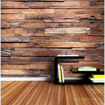 Fototapeta Solution Media 3D tapeta - Dřevěná stěna MU2774 3 - 3D Relief - Vliesová tapeta - 320g/m2