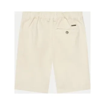 Dámské oblečení Guess Šortky z materiálu L5GD09 WG5G0 Béžová Regular Fit 16Y