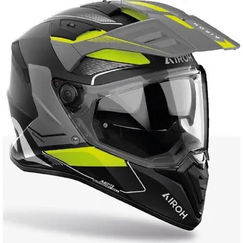 Helma na motorku Přilba BANDIT Tune, AIROH (žlutá matná) 2026 (Velikost: 2XL)