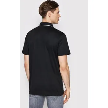 Pánské tričko Selected Homme Polokošile Leroy 16082844 Černá Regular Fit M