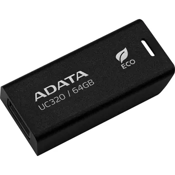 USB flash disk ADATA UC320/64GB/USB 3.2/USB-A/Černá UC320-64G-RBK/BK