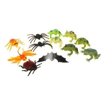 plyšák Sada 12 zvířátek, 29x21x3cm,,