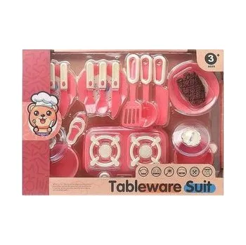 Dětská kuchyňka Naczynia kuchenne z kuchenką