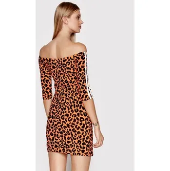Dámské šaty adidas Každodenní šaty RICH MNISI HC4466 Oranžová Slim Fit 30