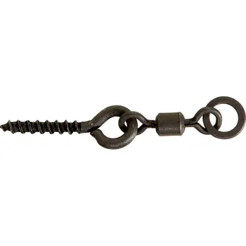 CarpPro držák nástrahy s obratlíkem s kroužkem 10 ks Varianta: 12 mm (6455-011)