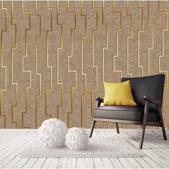 Fototapeta Solution Media 3D tapeta - Abstraktní tvary MU3349 4 - Slámová textura - Vliesová tapeta - 300g/m2