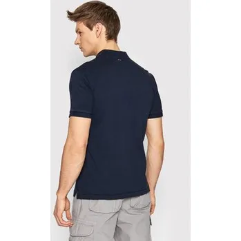 Pánská móda Napapijri Polokošile Elbas NP0A4GB4 Tmavomodrá Regular Fit L