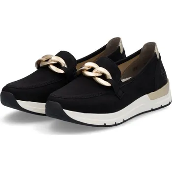 Dámské polobotky Dámské polobotky 58944-00 Rieker černá Barva: schwarz, Velikost: 37