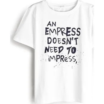 Dámské oblečení GATE Bavlněné tričko s potiskem 36 225-0345/10