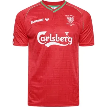 Pánské tričko Hummel AFC Wimbledon 1988 Retro Away Shirt Adults Red Small