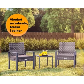 Zahradní sestava Zahradní set 2+1 D9608 Dekorhome