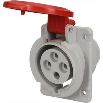 Elektrická zásuvka Elektrická Zásuvka hermetická Spamel šedá