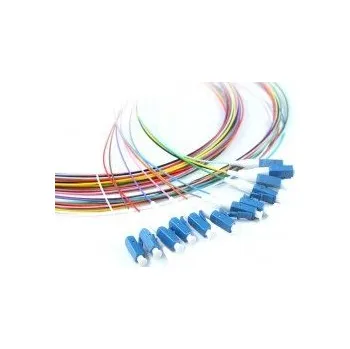 Síťový kabel Optický pigtail Optix 9/125 LC/UPC sada 12x 1m