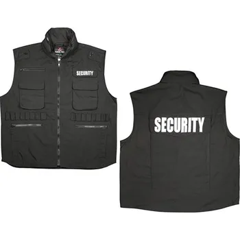 Pánská vesta Vesta Rothco SECURITY RANGER ČERNÁ - 3XL