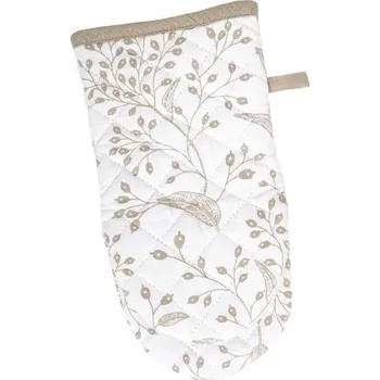 Chňapka SCANquilt chňapka DEKORO větvičky,bobule bílobéžová 15 x 30 cm