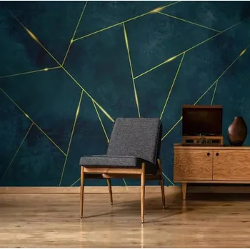 Fototapeta Solution Media 3D tapeta - Zlaté geometrické tvary MU3371 3 - 3D Relief - Vliesová tapeta - 320g/m2