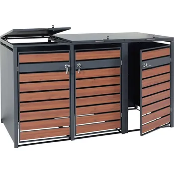 Popelnice Trojitý přístřešek na popelnici J81