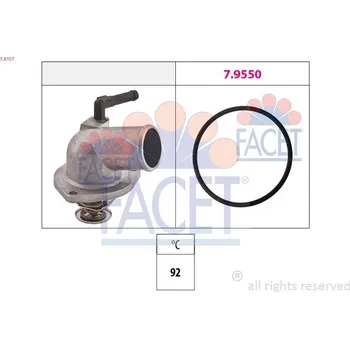 Automobilové těsnění Termostat, chladivo FACET 7.8157