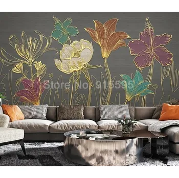 Fototapeta Solution Media 3D tapeta - Zlaté listy MU2943 6 - Samolepící tapeta - 380-450g/m2