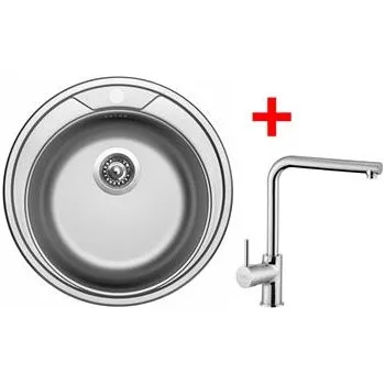 Nerezový dřez Sinks ROUND 510 + ELKA
