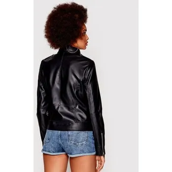 Dámská casual bunda Vila Bunda z imitace kůže Cara 14044851 Černá Regular Fit XS